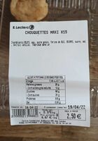 Chouquettes maxi x15