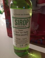 Sirop concentré de saveur Citron Vert Menthe