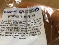 Briochette nature x8