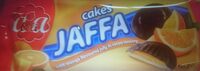 Jaffa cakes with orange jelly in cocoa coating