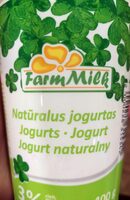 Natural yogurt