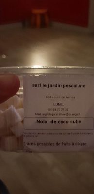 Noix de coco cube
