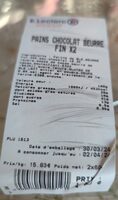 Pains chocolat beurre
