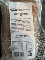 Grovt Speltbrød
