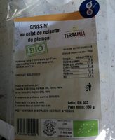 Grissini au éclat de noisettes