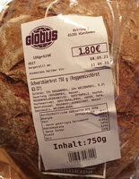 Schwarzbierbrot 750g (Roggenmischbrot 63/37)