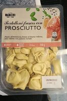 Tortelloni frescos con prosciutto