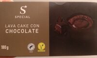 Lava cake con chocolate