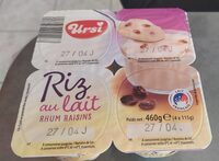 Riz au lait rhum