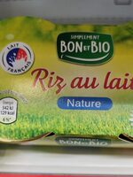 Riz au lait nature