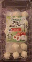 Billes aperitives fourrées à la tomate