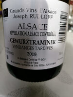 Gewurztraminer Vendanges Tardives Joseph Rudloff