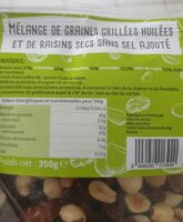 Mélange de graines grillées
