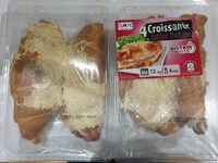 4 croissants jambon fromage