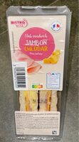 Club sandwich jambon cheddar