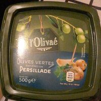 Olive verte entieres en persillade