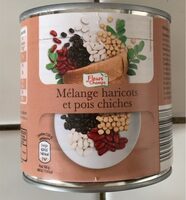 Mélange haricot et pois chiches
