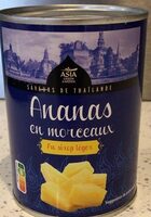Ananas en morceaux au sirop léger