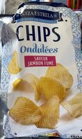 Chips ondulées saveur jambon fumé