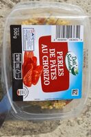 Perles de pâtes au Chorizo