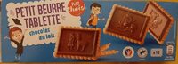 Petit beurre tablette chocolat au lait
