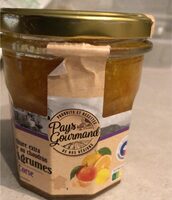 Confiture extra cuite au chaudron trois agrumes de Corse