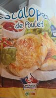 Escalopes de poulet congelé