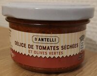 Délice de tomates séchées et olives vertes