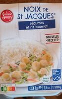 Noix de St Jacques, légumes et riz basmati