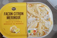 Glace façon citron meringuée