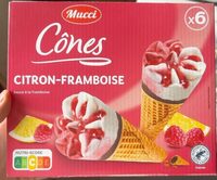 Cornets citron framboise