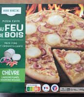 Pizza feu de bois chevre