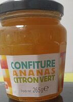 Confiture ananas et citron vert