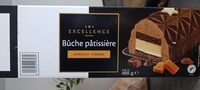 Bûche patissière Chocolat-Caramel