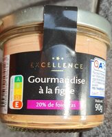 Gourmandise à la figue 20% foie gras