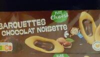 Barquettes chocolat noisettes