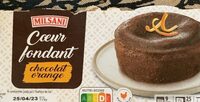 Coeur fondant chocolat orange