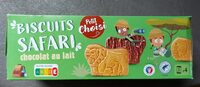 Biscuits safari chocolat au lait