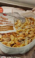 Petites escalopes de volaille et penne