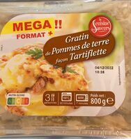 Gratin de pomme de terre façon tartiflette