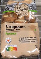 Croquants amandes miel
