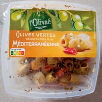 Olives vertes dénoyautées à la Méditerranéenne