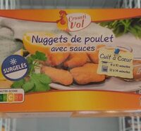 Nuggets de poulet avec sauces