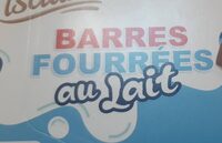Barres fourrées au lait