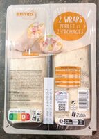 Wraps poulet & 2 fromages