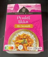 Poulet tikka riz basmati