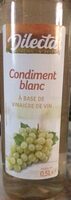 Condiment blanc à base de vinaigre de vin