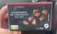 Assortiment de chocolat au lait