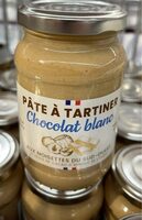 Pâte a tartiner chocolat blanc noisettes