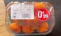 Abricots barquette